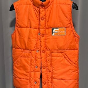 Vintage Fram Autolite Weathercaster Vest size small